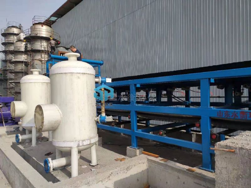 鋰電池原料廠真空皮帶脫水機運行視頻
