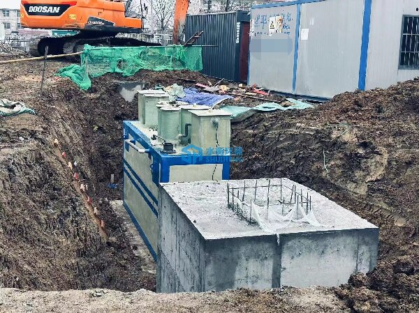 安徽省阜陽市污水處理設備安裝完畢